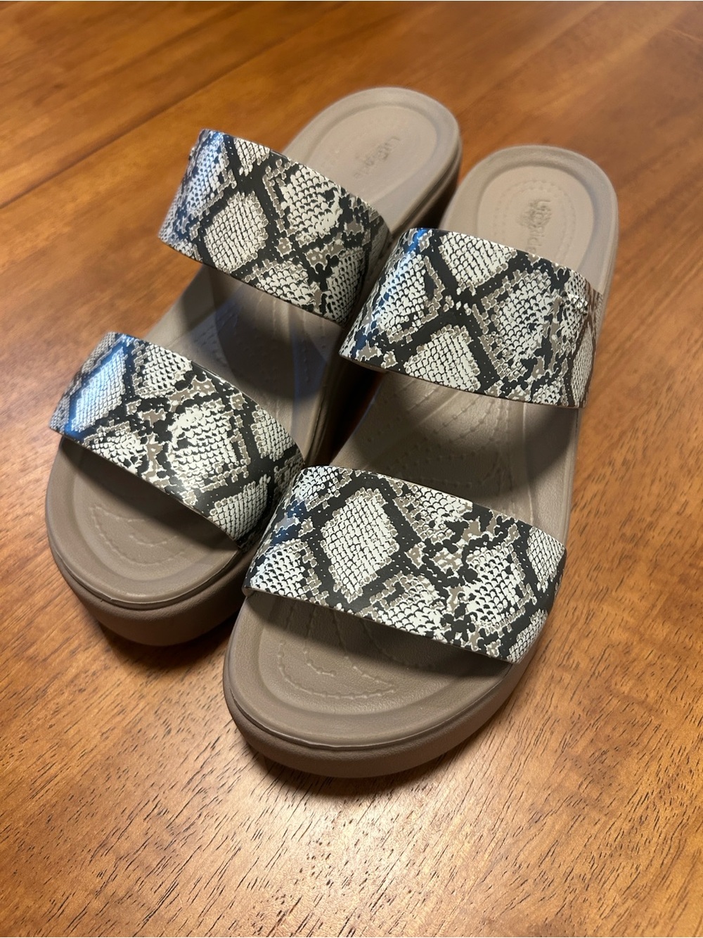 Crocs LiteRide Brooklyn Wedge Sandals – Women's Size 8